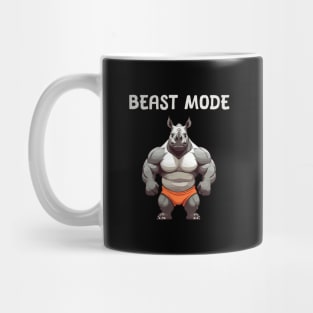 Beast Mode - Rhino and gym Mug